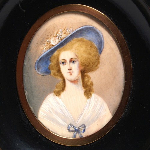 Antique hand painted - painted, portrait