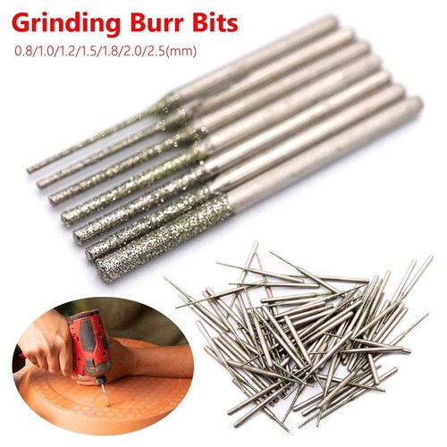 10pcs 5mm diamond coated - 10pcs, 0.8-2.5mm