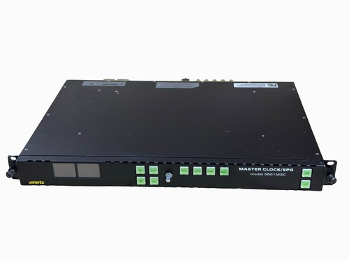 Evertz 5601msc master clock - 5601msc, w/