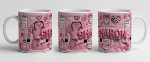 Personalised nurse mug gift - nurse,