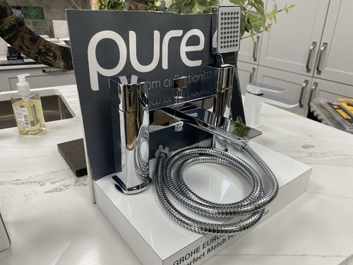 Luxury chrome bath filler - chrome,