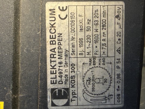 Elektra beckum mitre - beckum, (metabu)