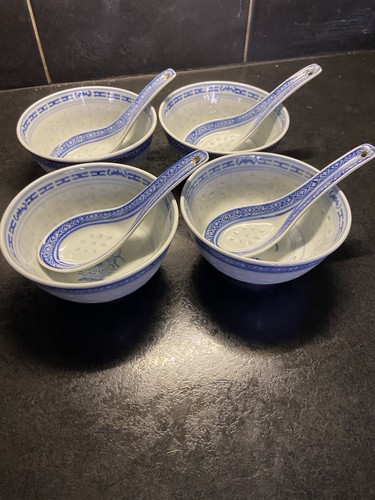 Set four chinese soup bowls - four,