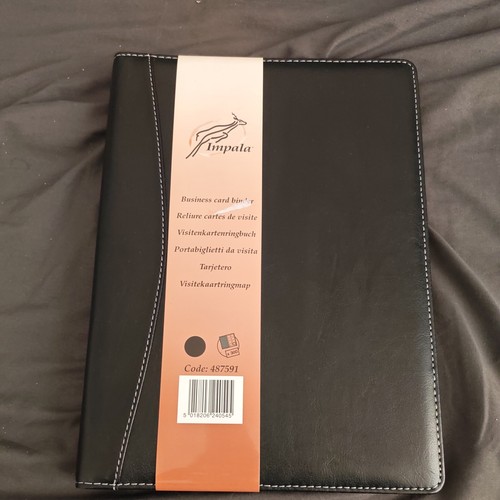 Leather ringer binder - a4,
