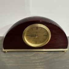 Howard Miller cherry oak Mantel Analog Clock613619- Westminster Chime 