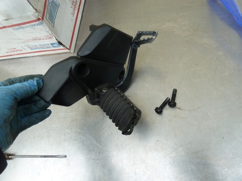 Peg bracket rear brake lever