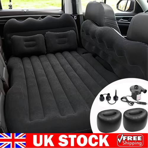 Inflatable car air bed - inflatable, back