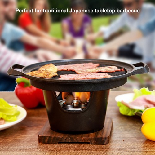 Hibachi grill smokeless wooden - hibachi,
