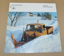 Mercedes Benz Unimog Snow Plow