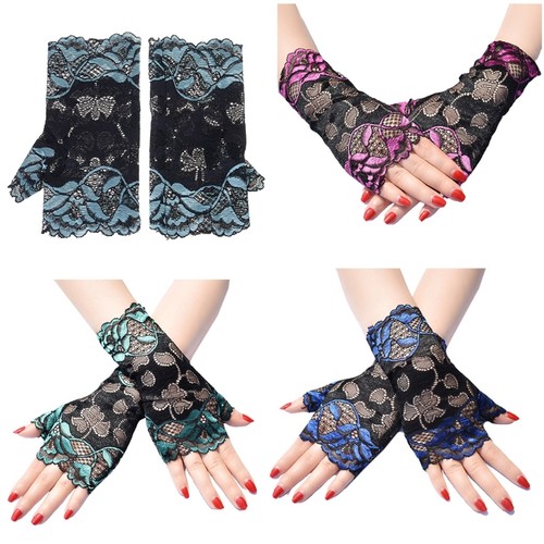 Women short lace gloves - women,