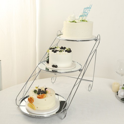 Tier x19 silver - 3-tier, 16"x19"