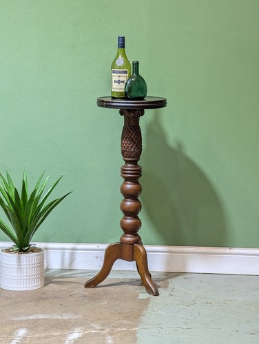 Antique tall wooden turned - tall,