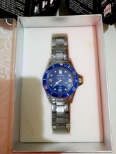 A Bathing Ape - Bapex Watch - Blue Face - Clear Bracelet Strap & Original Box