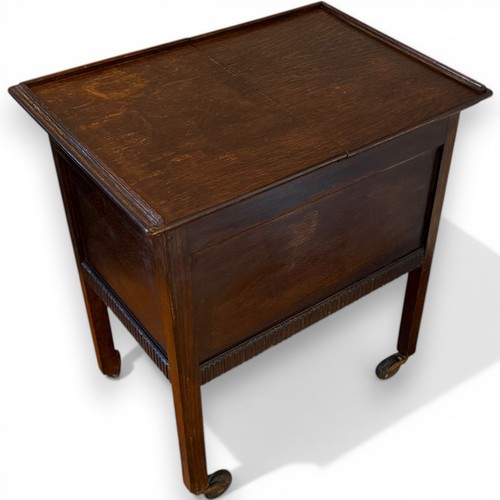 Antique oak sewing - antique,