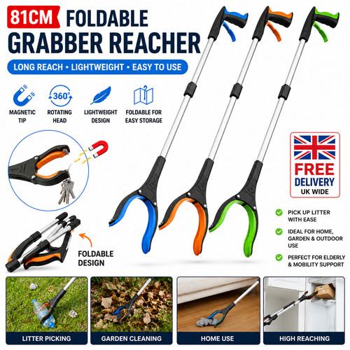 81cm foldable grabber reacher - foldable,
