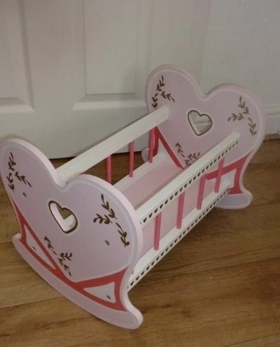Wooden little town pink - wooden,