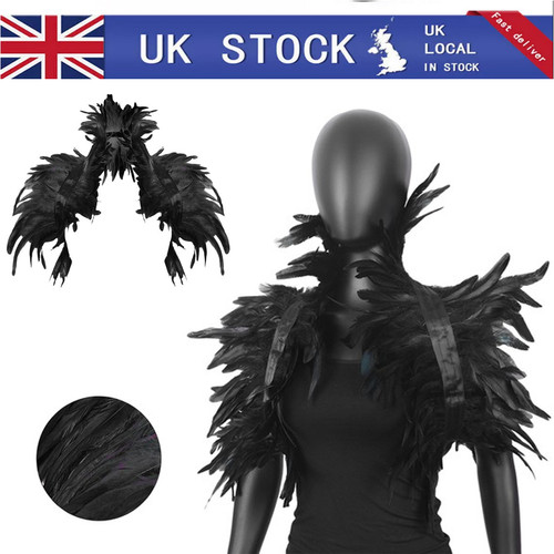 Elegant feather shrug - uk,