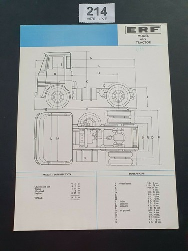 Erf model 64g - erf,