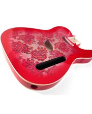 Telecaster Body Red Paisley