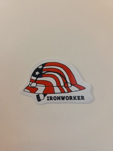 Ironworker hardhat sticker - hardhat, /