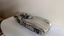 Mercedes-Benz MRC 016 "FANGIO" Pewter Sculpture by COMPULSION SCULPTURES