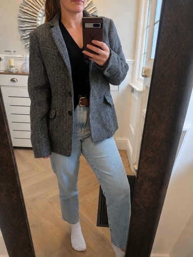 Next harris tweed grey - x,