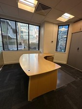 high end office desk, very