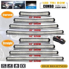 LED Work Light Bar Tri-Row
