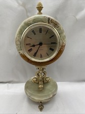 Vintage Large Onyx Table Clock