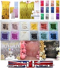 SQUARE FOIL CURTAIN Sequins