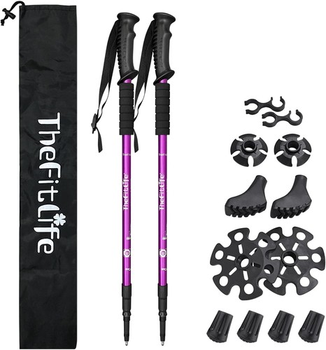 Telescopic trekking poles for - telescopic,