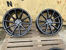 18" BMW 3 SERIES F30 F31 ALUWERKS CONCAVE TURISMO BLK 8J 9J ALLOY WHEELS