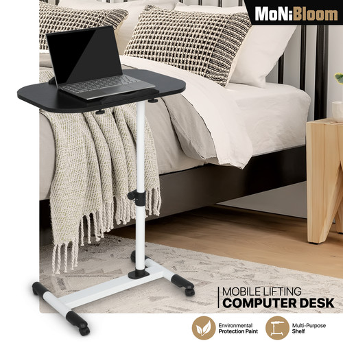 Swivel rolling laptop desk - [swivel, rolling]laptop