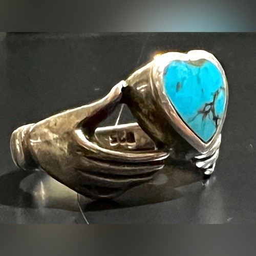 Vintage 925 sterling turquoise - vintage,