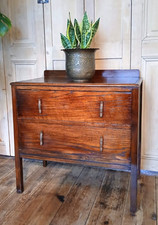 ART DECO OAK CHEST OF DRAWERS