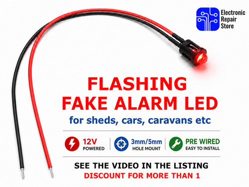Fake alarm flashing led - fake,