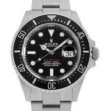 ROLEX SEA-DWELLER No Crown 126600 black Random Number second hand mens