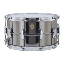 Ludwig LB416 14x5" Black Beauty Snare Drum, Smooth Shell, Imperial Lugs         