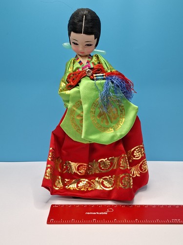 Vintage korean doll - korean,