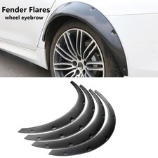 4x Carbon Fiber Flexible Car Body Fender Flares Extension Wide Wheel Arches Kit