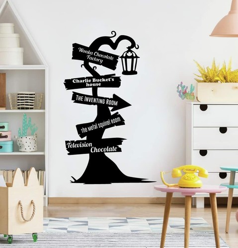 Willy wonka pathway sign wall - willy,