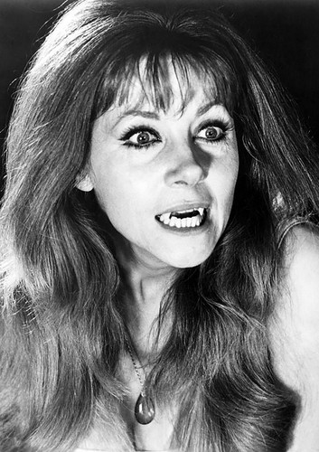 Ingrid pitt monochrome photo - ingrid,