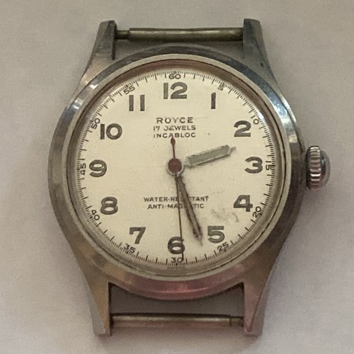Vtg royce watch military - royce, style