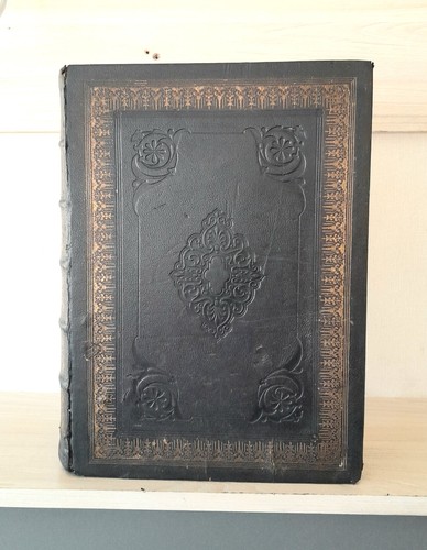 Large antique holy bible - antique,