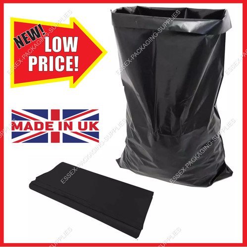 Black rubble sacks - rubble, builders