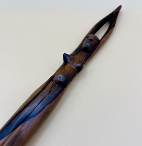 Carved wooden back - carved,