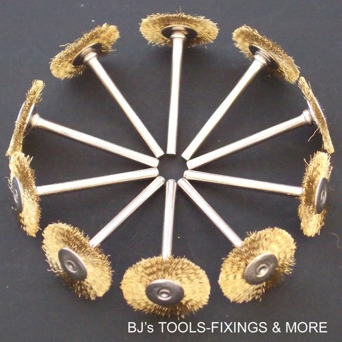 Brass wire wheel - wire, brushes
