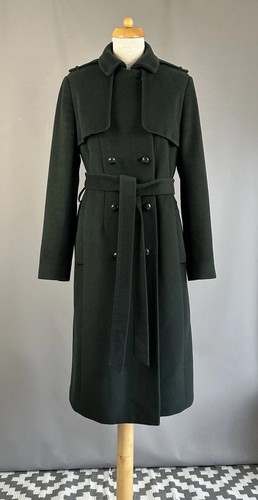 Hobbs green wool blend long - hobbs,