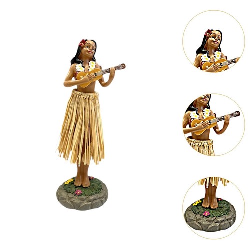 16cm hawaiian hula girl - girl, doll