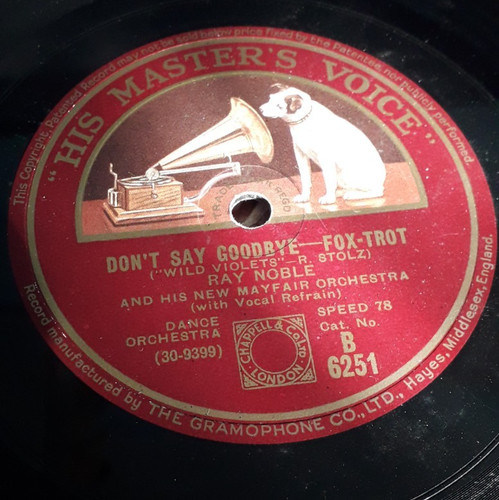 Hmv 78rpm ray - hmv,